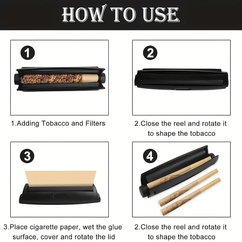 1pc Portable Quick Hand Rolling Machine - Image 5