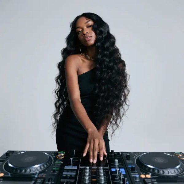 Black Cornrow Wavy Long Hair Wig - Image 3